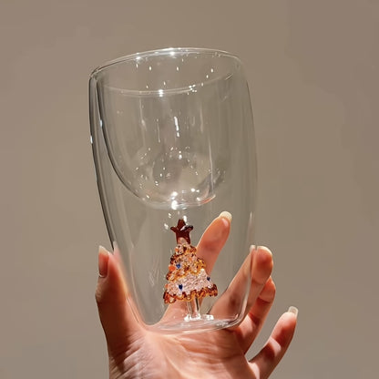 Gold-Glazed Christmas Tree Mug – B