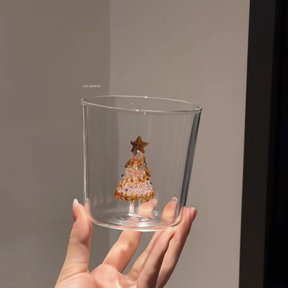 Gold-Glazed Christmas Tree Mug – A