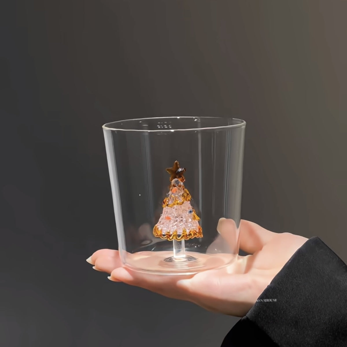 Gold-Glazed Christmas Tree Mug – A