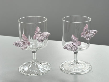 Pink Bow Glass