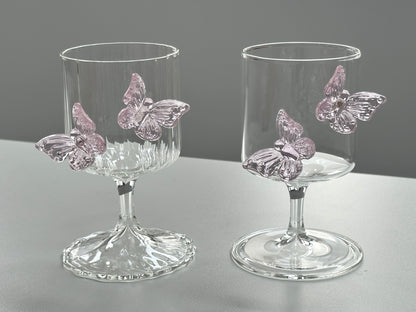 Pink Bow Glass