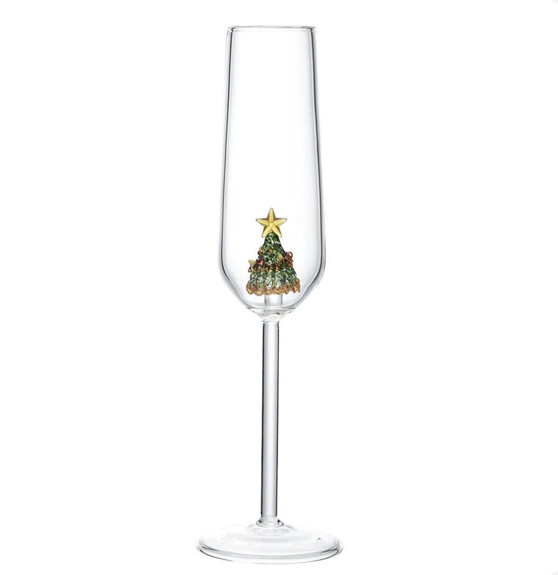 Gold-Glazed Christmas Tree Mug – D