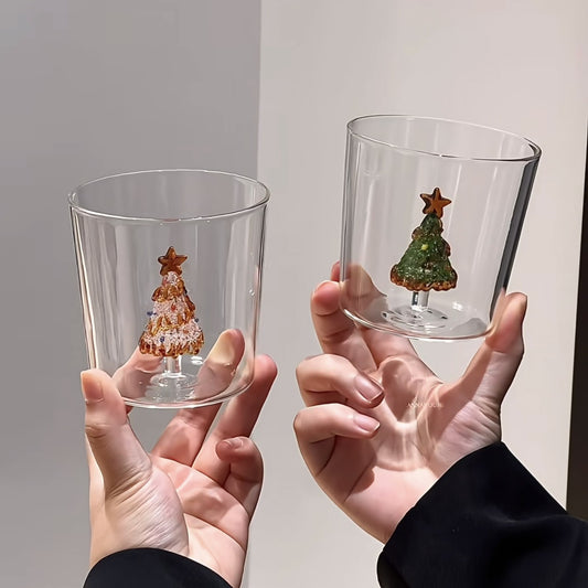 Gold-Glazed Christmas Tree Mug – A