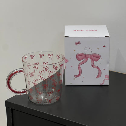 Rhinestone Handle Mug