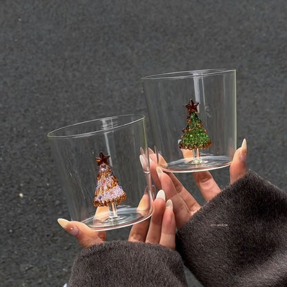 Gold-Glazed Christmas Tree Mug – A