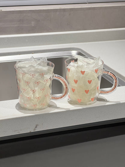 Rhinestone Handle Mug