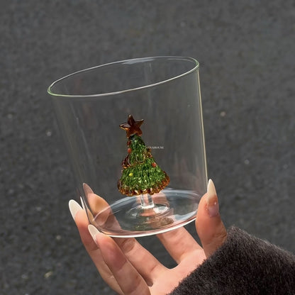 Gold-Glazed Christmas Tree Mug – A