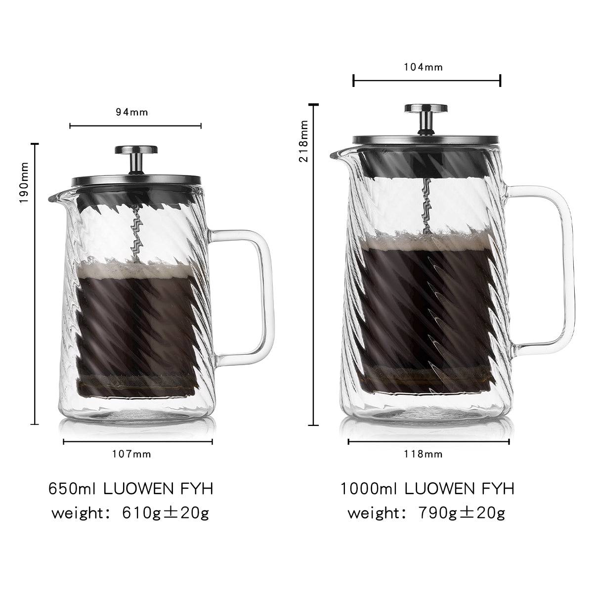 French Press Coffee Maker - E