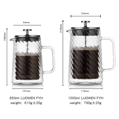 French Press Coffee Maker - E