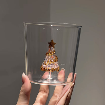 Gold-Glazed Christmas Tree Mug – A