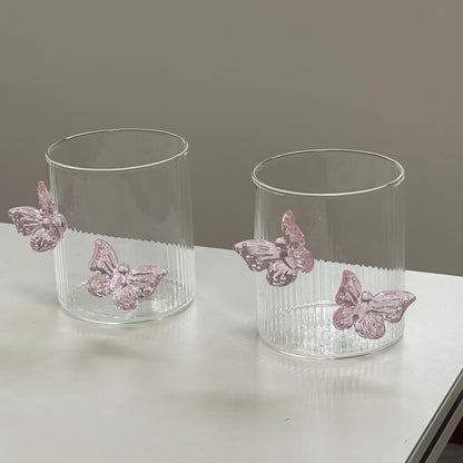 Pink Bow Glass