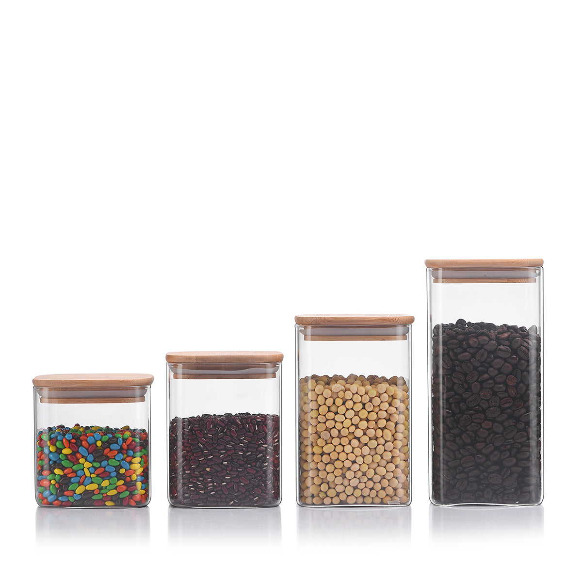 Square Storage Jar