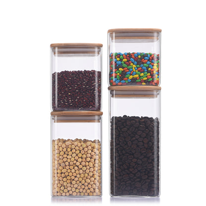 Square Storage Jar