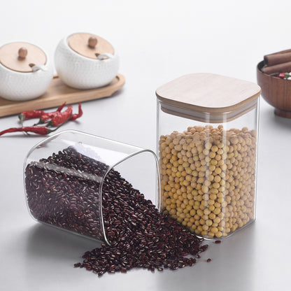 Square Storage Jar