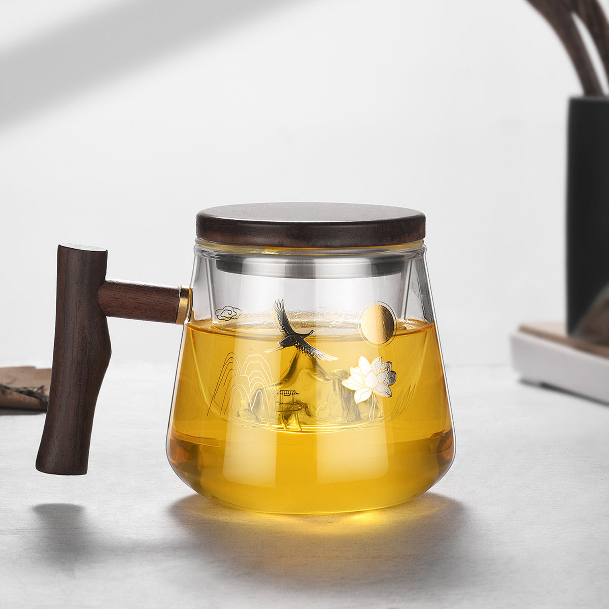 Bodhi Leaf Glass