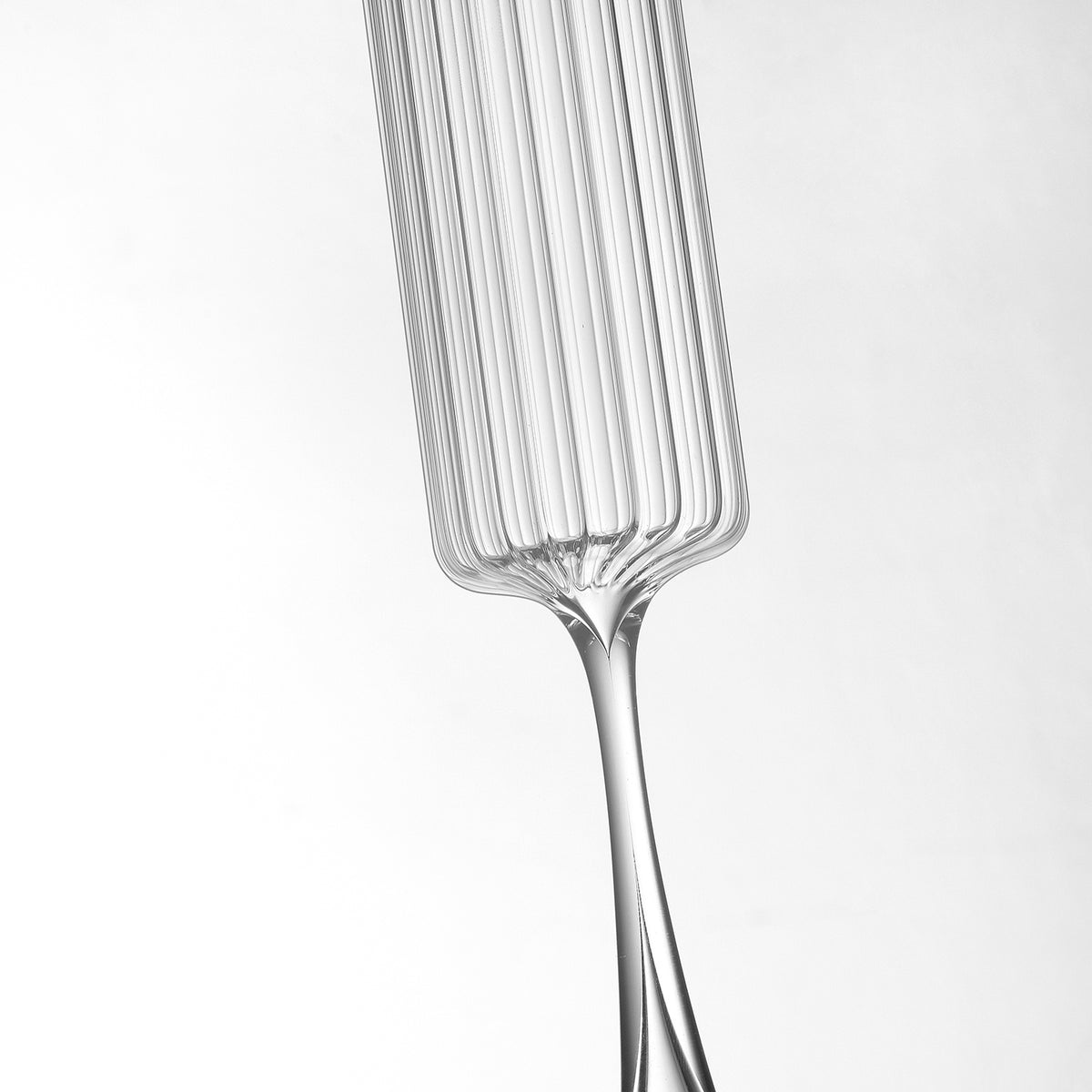 Striped Stemmed Glass