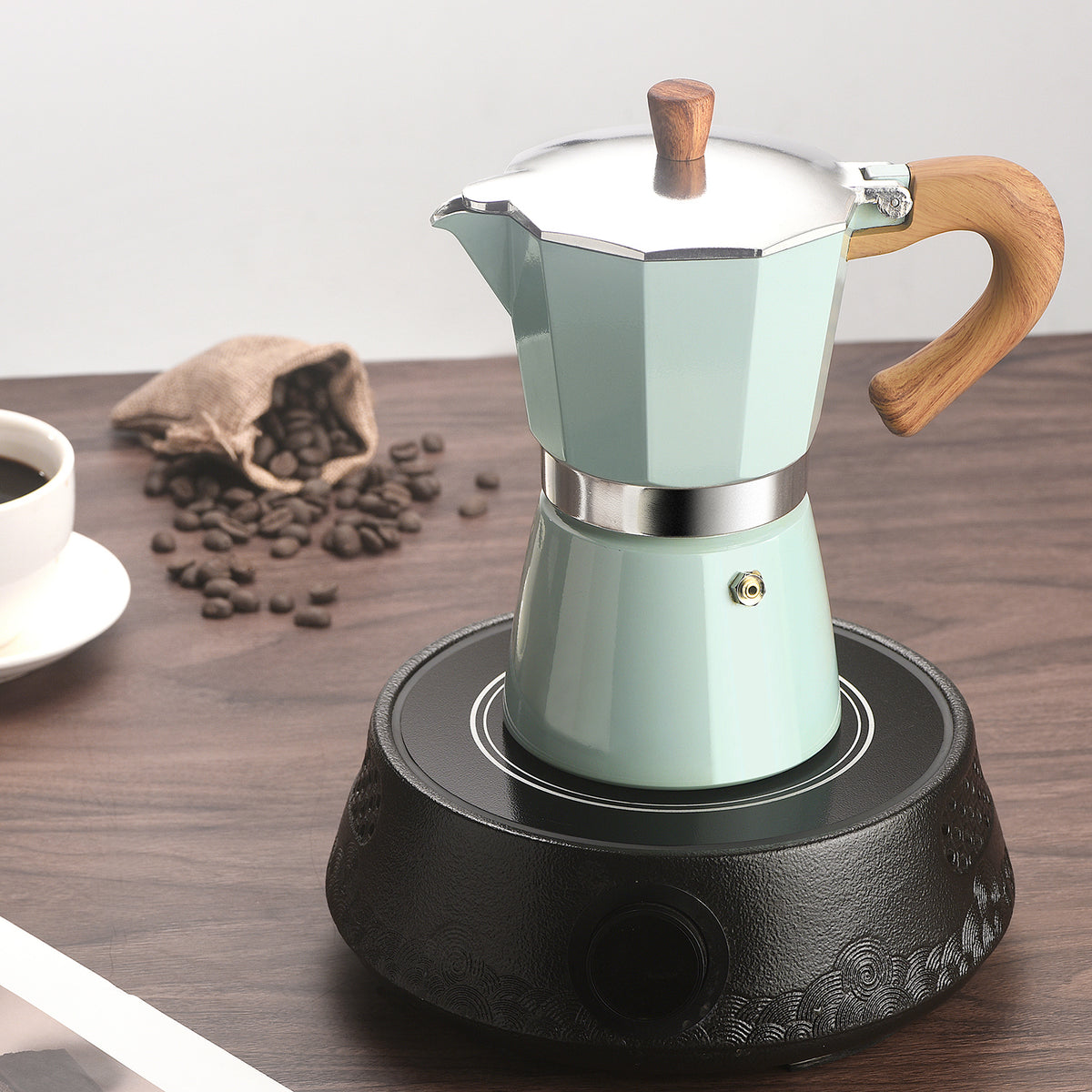 Stainless Steel Moka Pot