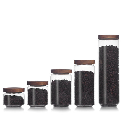 Wood Storage Jar