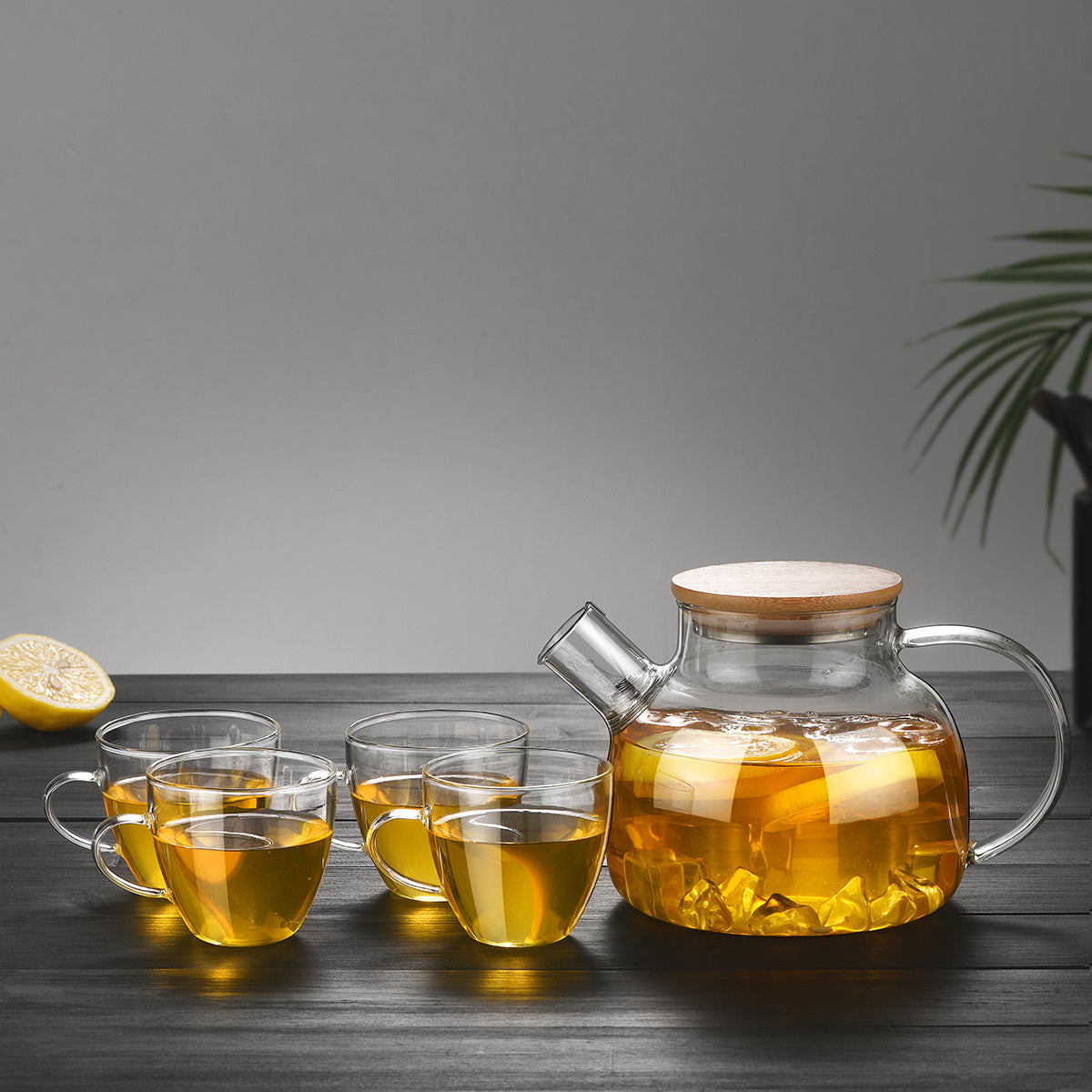 Nordic Pitcher with Wooden Lid