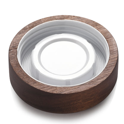 Wood Storage Jar with Screw-Top Lid
