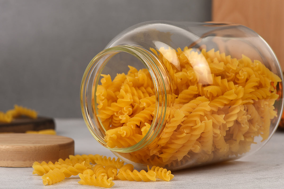 Bamboo Wood Storage Jar with Screw-Top Lid