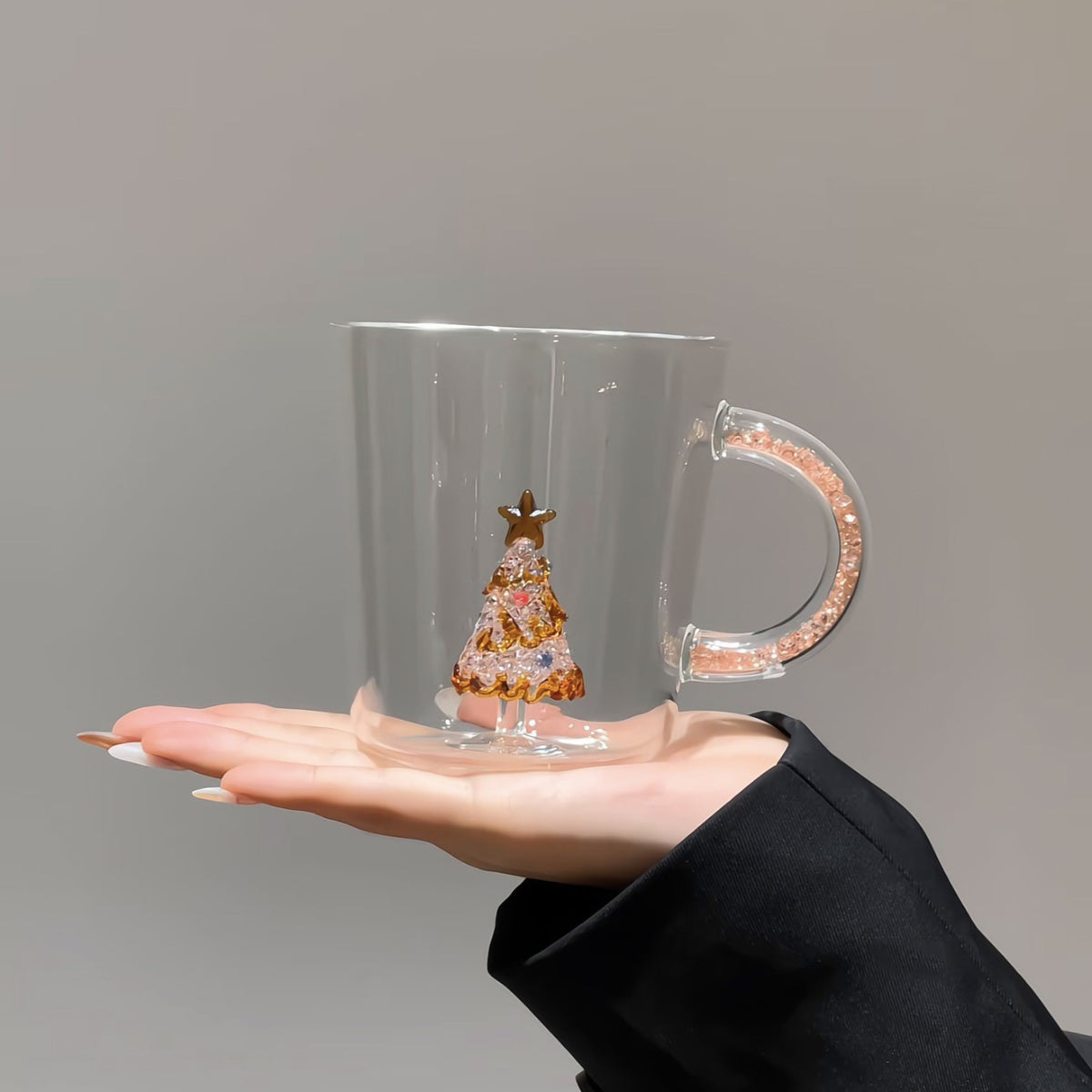 Gold-Glazed Christmas Tree Mug – C
