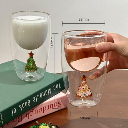 Gold-Glazed Christmas Tree Mug – B