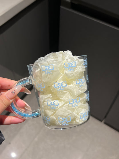 Rhinestone Handle Mug