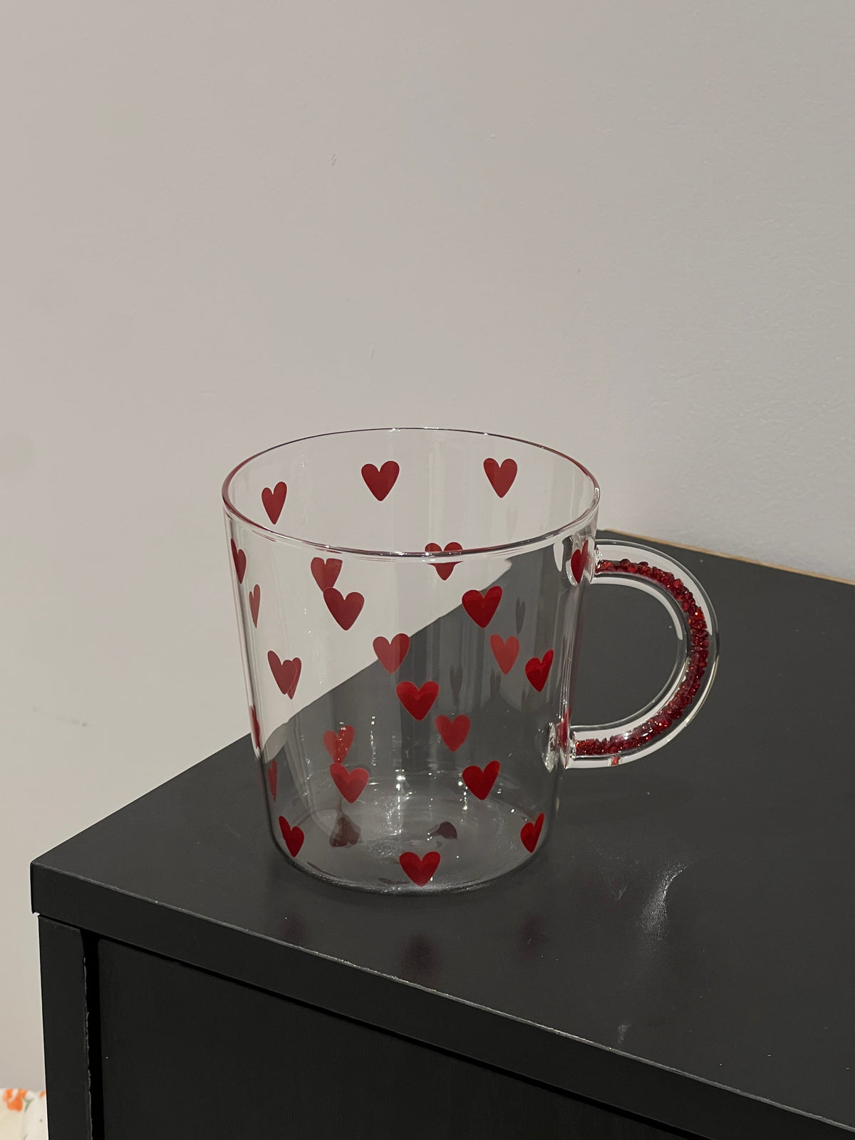Rhinestone Handle Mug